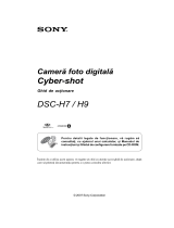 Sony DSC-H9 Instrucțiuni de utilizare