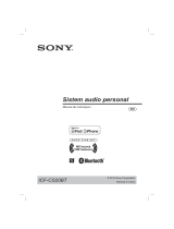 Sony ICF-CS20BT Instrucțiuni de utilizare