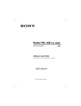 Sony ICF-C414 Instrucțiuni de utilizare