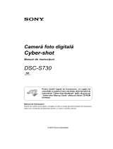 Sony DSC-S730 Ghid de inițiere rapidă