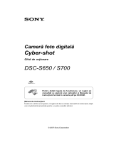 Sony DSC-S650 Ghid de inițiere rapidă