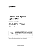 Sony DSC-S750 Instrucțiuni de utilizare