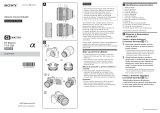 Sony SEL85F14GM Instrucțiuni de utilizare