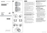 Sony SEL85F18 Instrucțiuni de utilizare