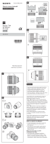 Sony SEL50F14Z Instrucțiuni de utilizare