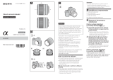 Sony SEL28F20 Instrucțiuni de utilizare