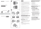 Sony SEL35F14Z Instrucțiuni de utilizare