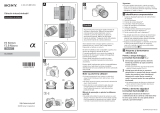 Sony SEL50M28 Instrucțiuni de utilizare