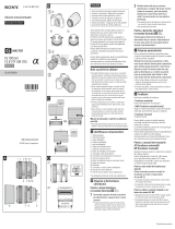 Sony SEL100F28GM Instrucțiuni de utilizare