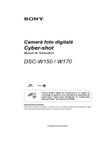 Sony DSC-W170 Instrucțiuni de utilizare