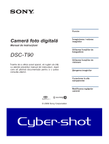 Sony DSC-T90 Instrucțiuni de utilizare