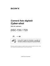 Sony DSC-T25 Ghid de inițiere rapidă