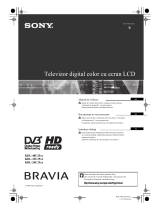 Sony KDL-40U2520 Instrucțiuni de utilizare