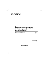 Sony BC-VM10 Instrucțiuni de utilizare