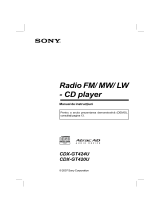 Sony CDX-GT420U Instrucțiuni de utilizare