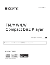 Sony CDX-GT540UI Instrucțiuni de utilizare