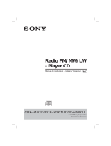 Sony CDX-G1000U Ghid de inițiere rapidă