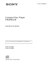 Sony CDX-GT444U Instrucțiuni de utilizare