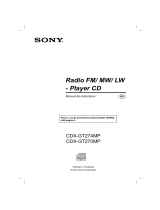Sony CDX-GT274MP Instrucțiuni de utilizare