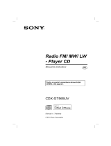 Sony CDX-GT565UV Instrucțiuni de utilizare