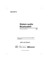Sony MEX-BT3900U Instrucțiuni de utilizare