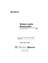 Sony MEX-BT4100U Instrucțiuni de utilizare
