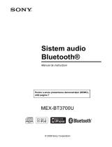 Sony MEX-BT3700U Instrucțiuni de utilizare