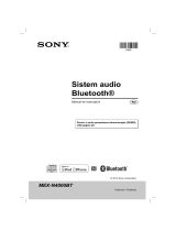 Sony MEX-N4000BT Instrucțiuni de utilizare