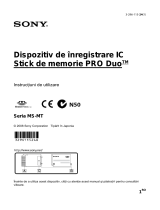 Sony MS-MT2G Instrucțiuni de utilizare