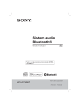 Sony WX-GT90BT Instrucțiuni de utilizare