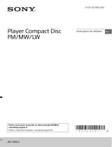 Sony WX-800UI Instrucțiuni de utilizare