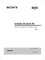 Sony XAV-65 Ghid de inițiere rapidă