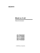 Sony XS-F1326SE Instrucțiuni de utilizare