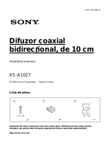 Sony XS-A1027 Instrucțiuni de utilizare