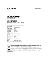 Sony XS-L12S Instrucțiuni de utilizare