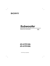 Sony XS-GTR120L Instrucțiuni de utilizare