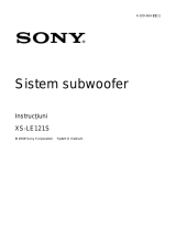 Sony XS-LE121S Instrucțiuni de utilizare