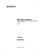 Sony ECM-HW2 Instrucțiuni de utilizare