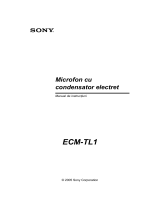 Sony ECM-TL1 Instrucțiuni de utilizare