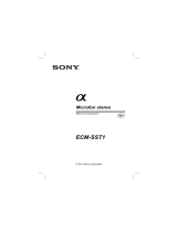 Sony ECM-SST1 Instrucțiuni de utilizare