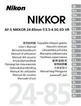 Nikon Nikkor AF-S 24-85mm f/3.5-4.5G ED VR Manual de utilizare