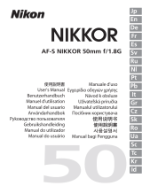 Nikon AF-S NIKKOR 50mm f/1.8G Manual de utilizare