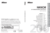 Nikon AF-S NIKKOR 200mm f/2G ED VR II Manual de utilizare