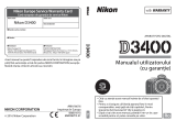 Nikon D3400 Manualul utilizatorului