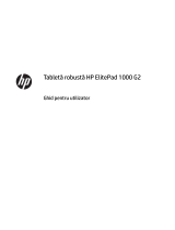 HP ElitePad 1000 G2 Rugged Tablet Manualul utilizatorului