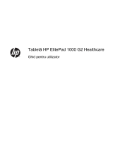 HP ElitePad 1000 G2 Healthcare Tablet Manualul utilizatorului