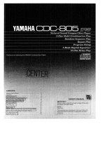 Yamaha CDC-805 Manualul proprietarului