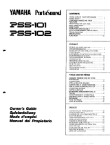 Yamaha PSS-101 Manualul proprietarului
