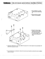 Yamaha CBX-D5 Manualul proprietarului