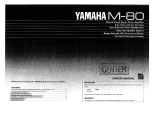 Yamaha M-80 Manualul proprietarului